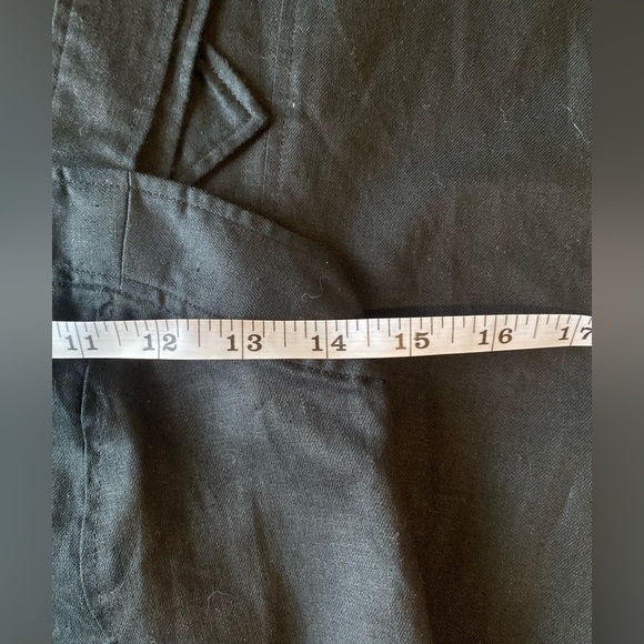 NWT MADEWELL Woman's Black Linen & Cotton Princess Seamed Midi Dress, Size XXS - Picture 9 of 9